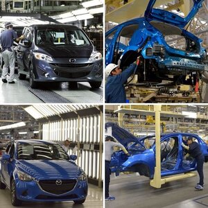 Mazda Fabrikası Üretim Fotoğrafları