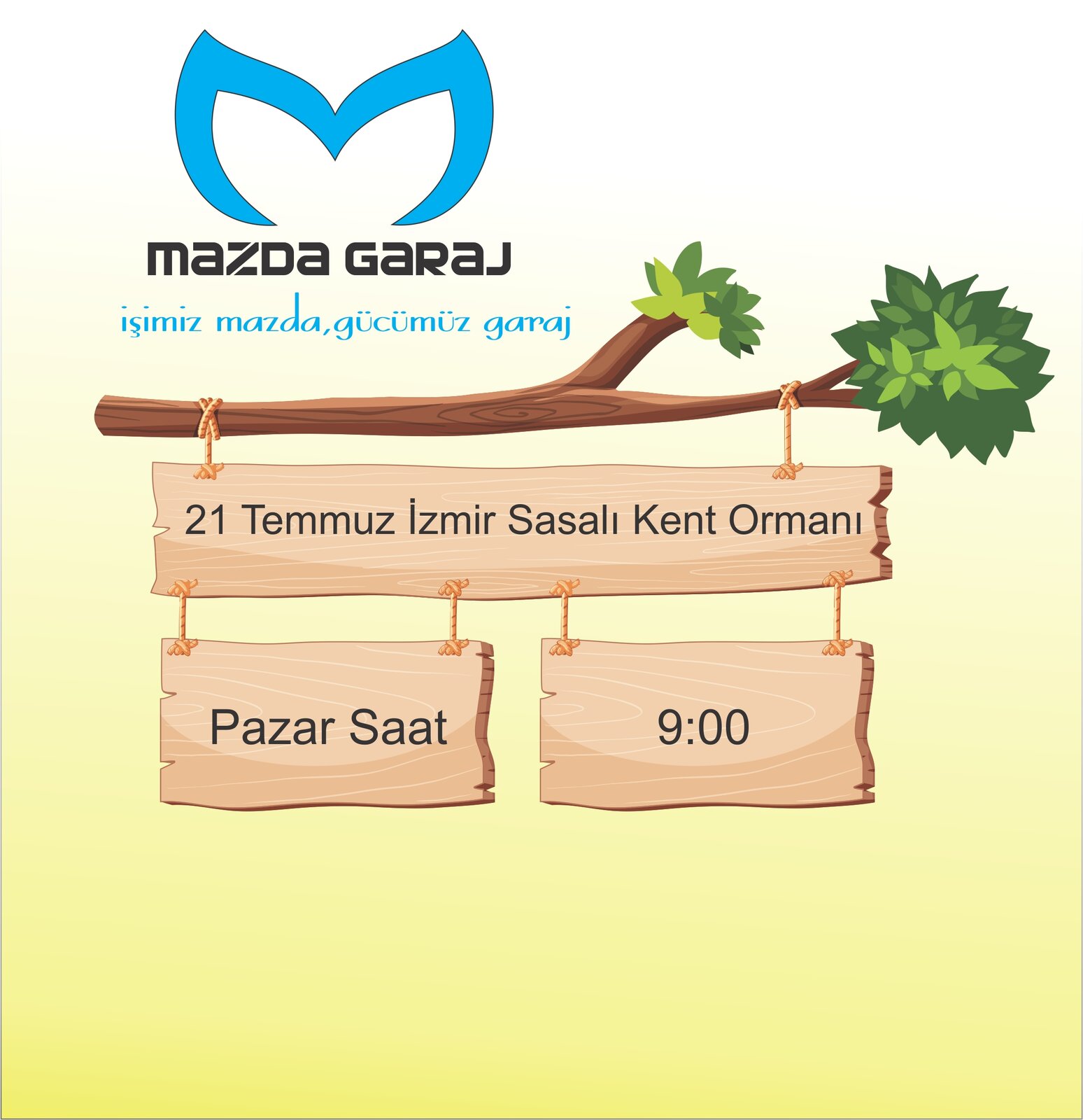 21 Temmuz 2019 Pazar İzmir Kent Ormanı Buluşması