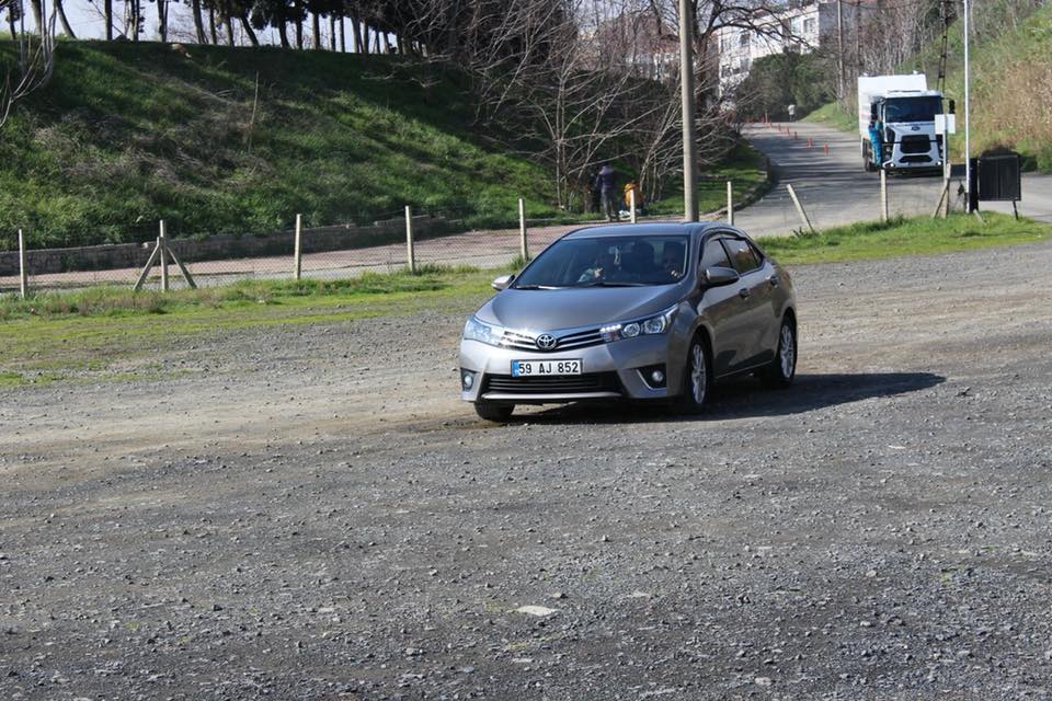 Çorlu buluşmasına gidiş için konvoy toplantı alanından
